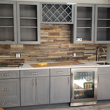 Kitchen and Custom wet bar in North Merrick, NY 4
